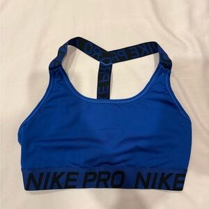 Nike Pro Women's Royal Blue Sports Bra